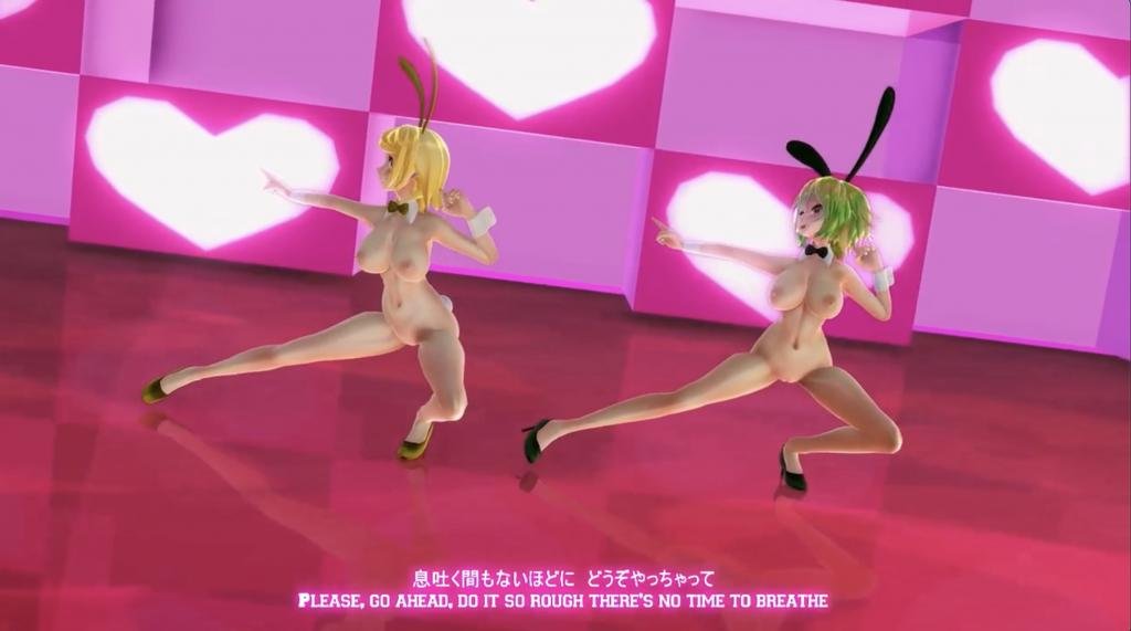 3D MMD：龟尾与凛的淫乱诱惑高潮